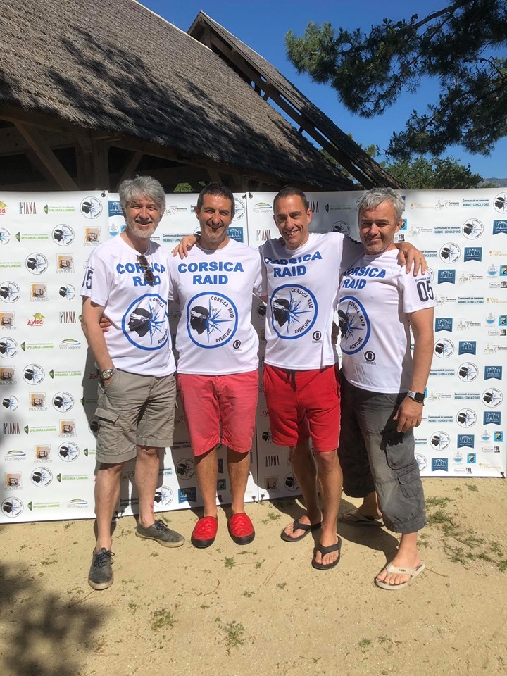 The Funbridge Team at the Corsica Raid Aventure