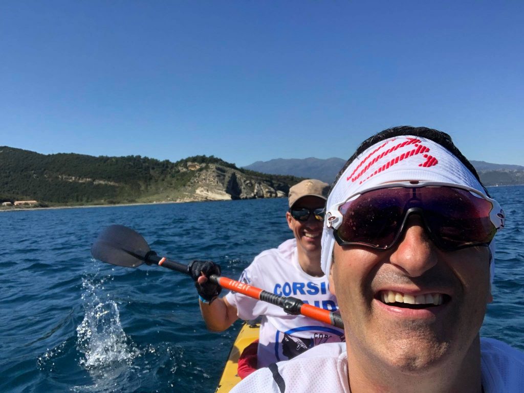 Kayaking at the Corsica Raid Aventure