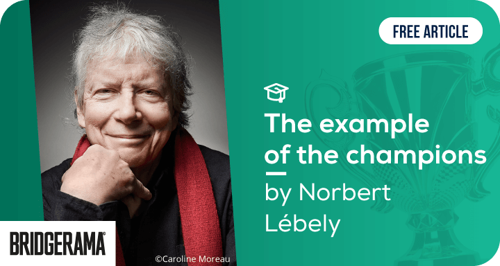The example of the champions bridge article by Norbert Lébely