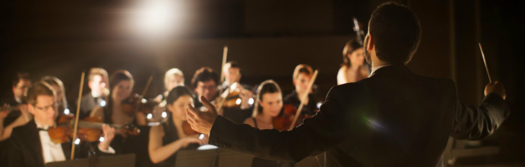 Conductor of the orchestra