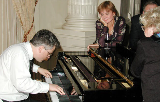 Eric Rodwell on piano