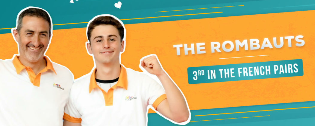 The Rombauts third in the French National Pairs Division 1 – Funbridge Blog