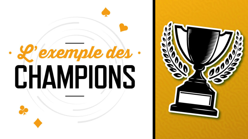 Article de bridge l'exemple des champions