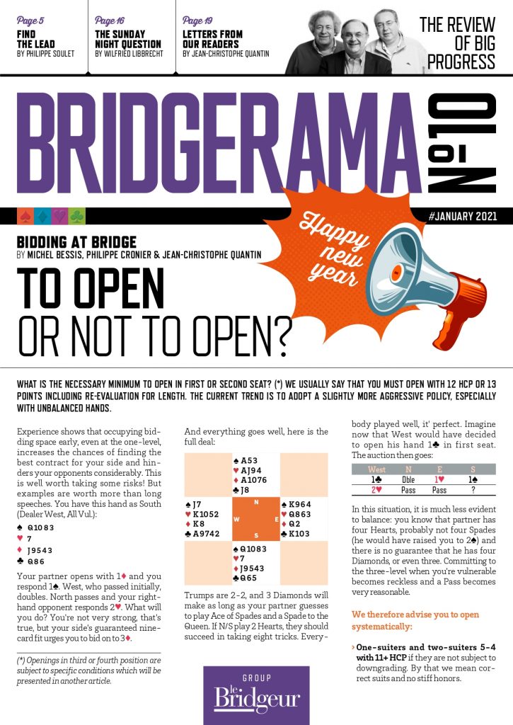 Bridgerama magazine January 2021