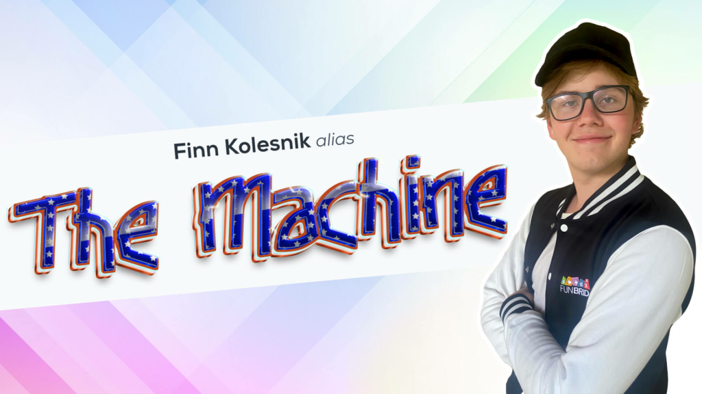 Finn Kolesnik alias The Machine Team Funbridge