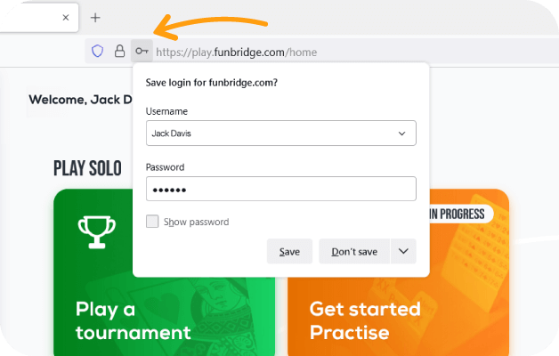 funbridge save login