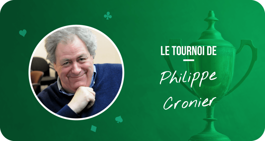 tournoi de bridge Philippe Cronier