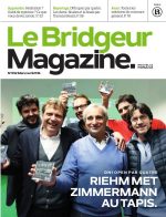 Donne commentée dans le magazine Le Bridgeur